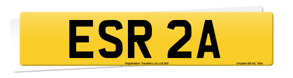 Registration number ESR 2A
